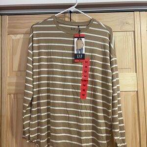 GAP  Women’s Brown Striped Shirt